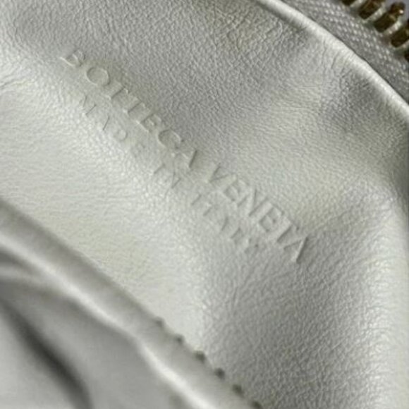 Bottega Veneta Mini Jodie Leather Hobo Bag - White $2500 - Picture 9 of 12